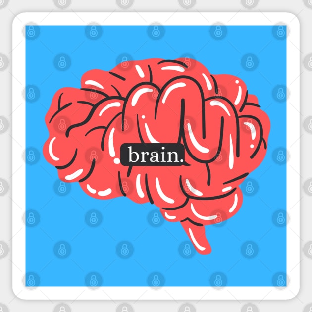 Brainy Sticker by misspoppie1914